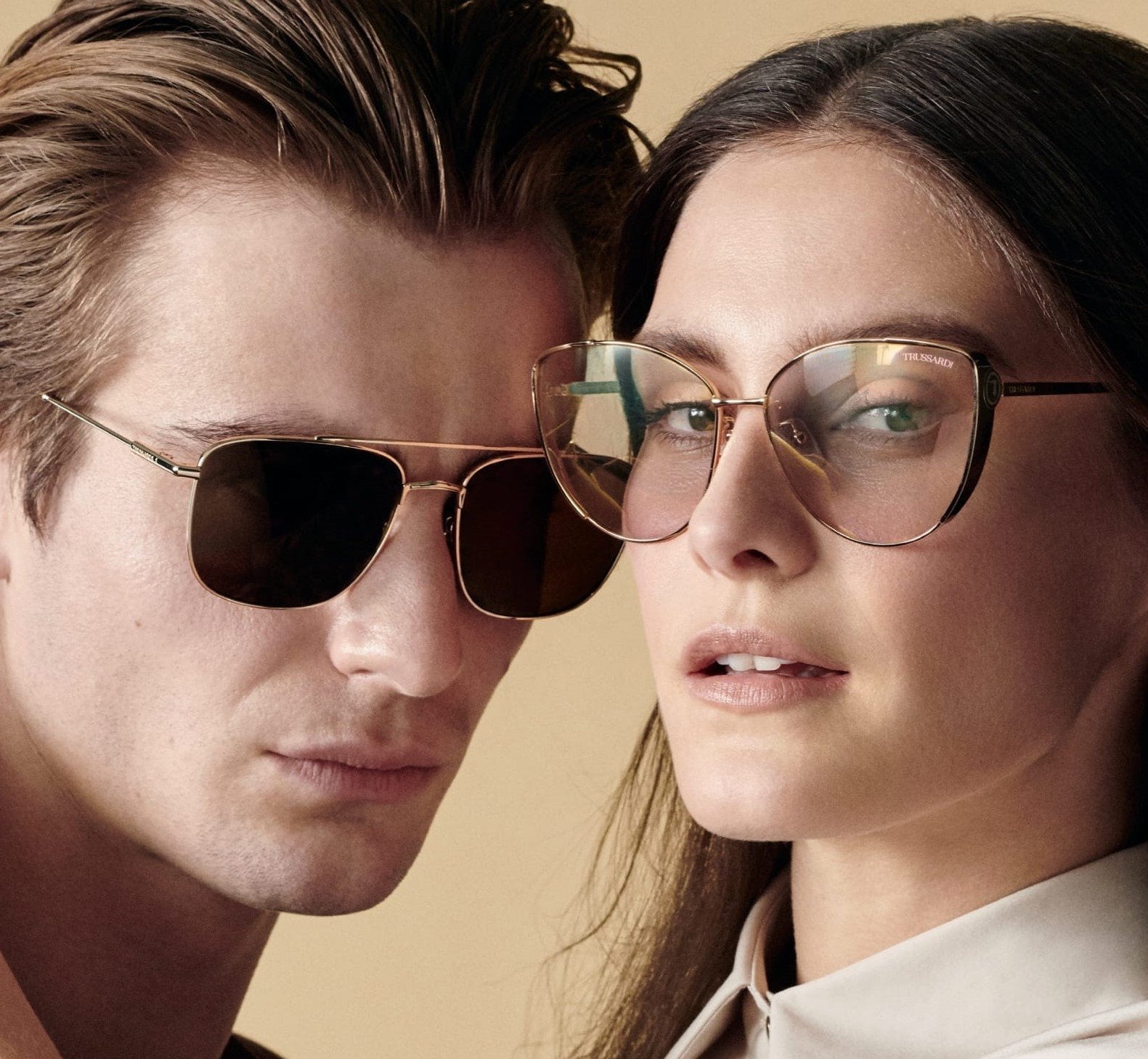 TRUSSARDI モヘア フーデッド ベスト / トラサルディ リバーシブル 